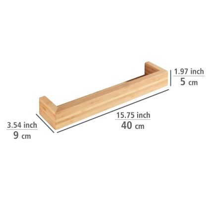 WENKO 24743100 - Stalak BAMBUSA 40x9 cm smeđa