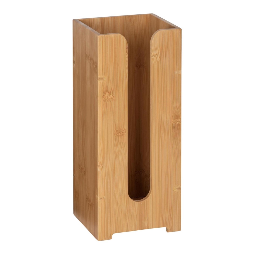 WENKO 24749100 - Držač toaletnog papira BAMBUSA 15x35,5 cm smeđi