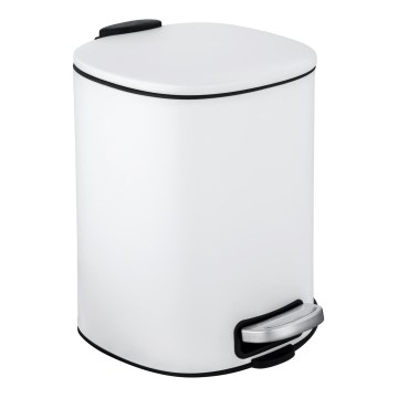 WENKO 24779100 - Koš ALASSIO 20,5x27 cm bijela/crna