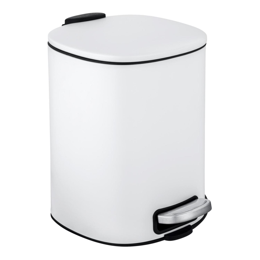 WENKO 24779100 - Koš ALASSIO 20,5x27 cm bijela/crna