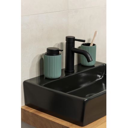 WENKO 24807100 - Dozator za sapun BELLUNO 8x13,5 cm zelena/crna