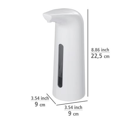 WENKO 24841100-Dozator tekućeg sapuna LARINO 9x21,5 cm bijeli