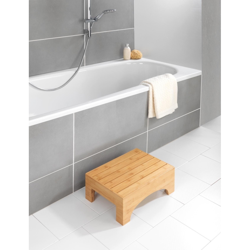 WENKO 24870100 - Stolić BAMBUSA 40x30 cm smeđa