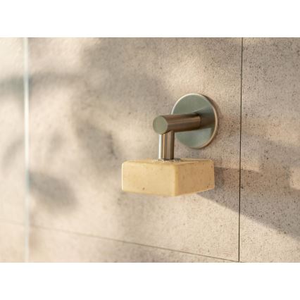 WENKO 24971100-Držač sapuna TURBO-LOC 4,5x7 cm srebrni