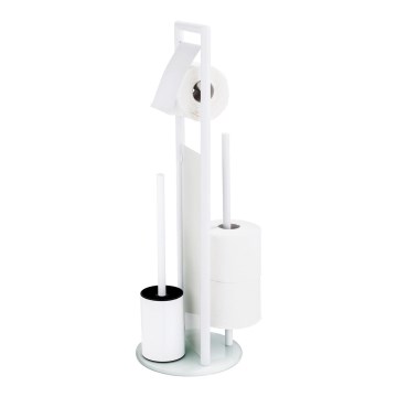 WENKO 24983800 - set za WC RAVINA 20 x 70 cm nehrđajući čelik/bijela