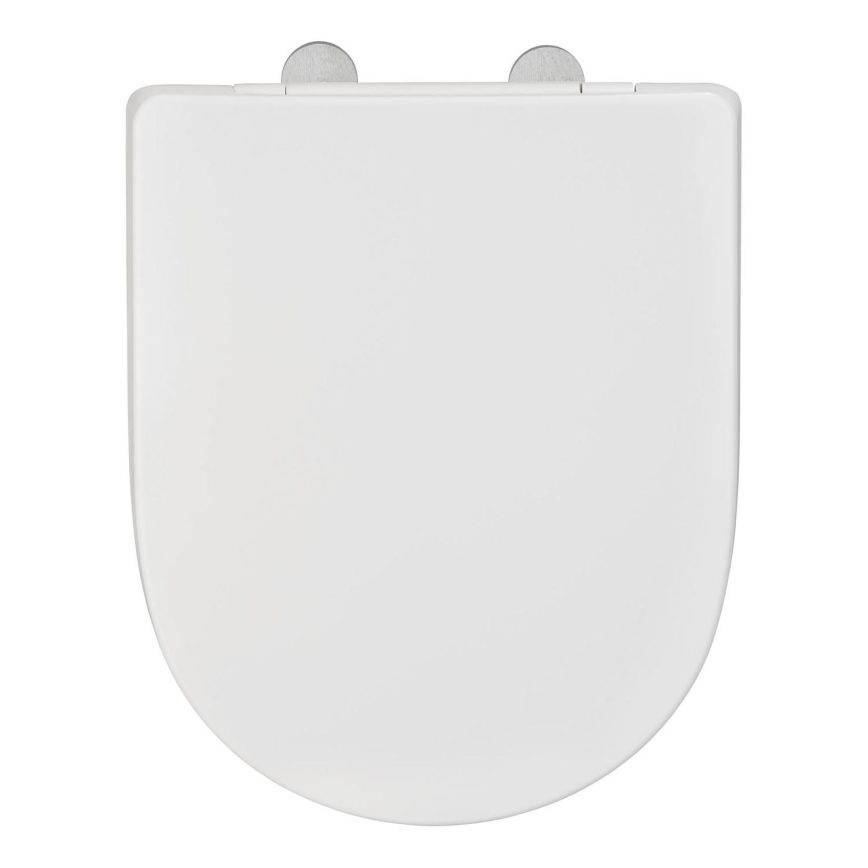 WENKO 24988100-WC sjedalo EXCLUSIVE 45x36,5 cm bijela/srebrna