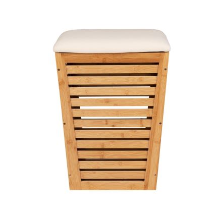 WENKO 25143100 - Koš za rublje BAMBUSA 40x56 cm smeđi