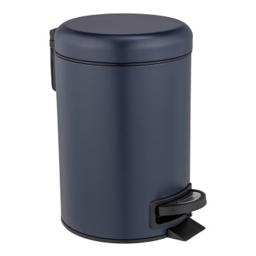 WENKO 25153100 - Koš za smeće LEMAN 17x25 cm plava/crna