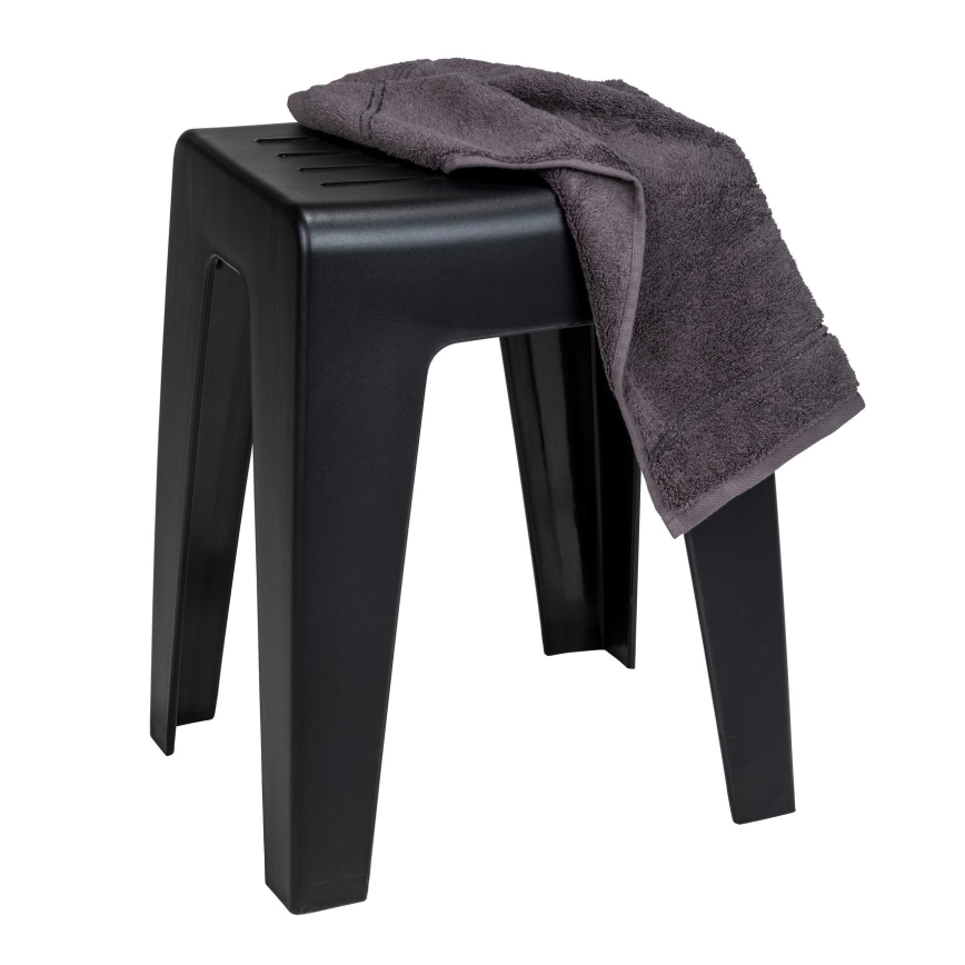 WENKO 25156100 - Tabure KUMBA 38x47 cm crni