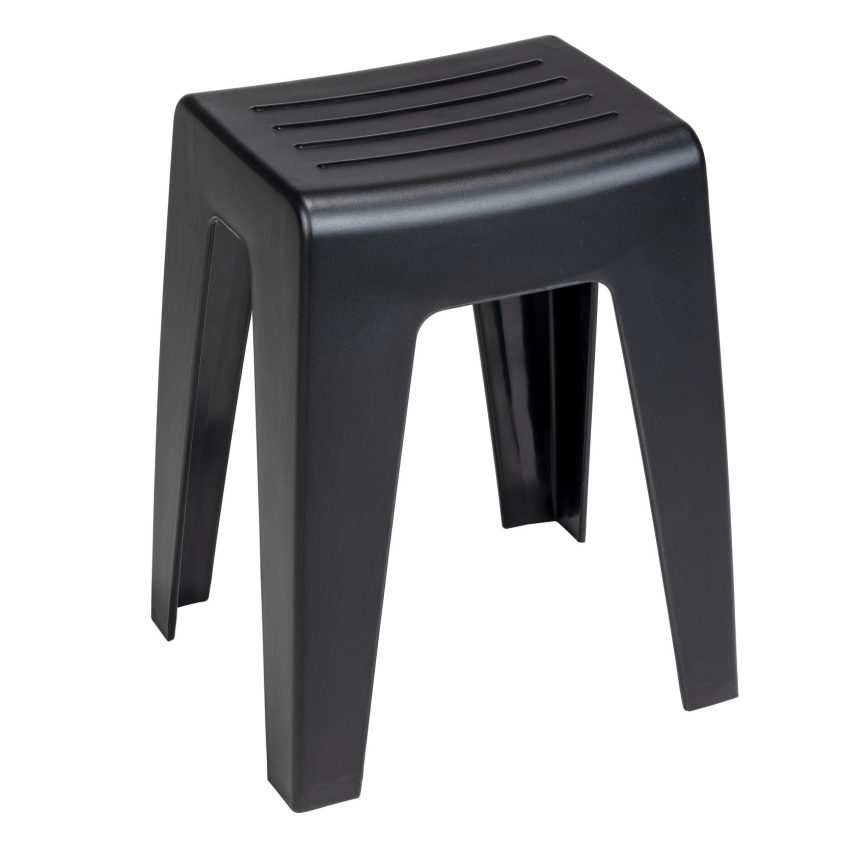WENKO 25156100 - Tabure KUMBA 38x47 cm crni