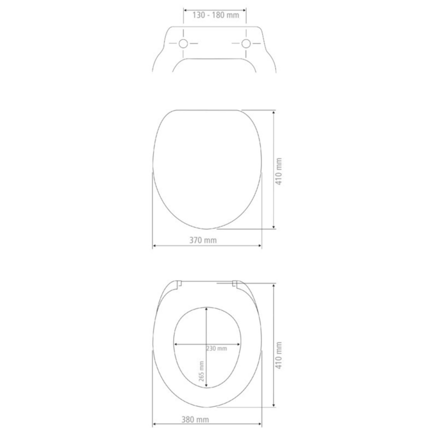 WENKO 25171100-WC daska PRIMA 37x41 cm zelena/srebrna
