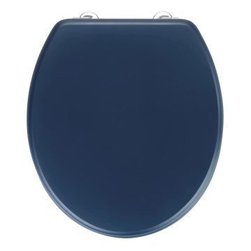 WENKO 25172100-WC WC sjedalo PRIMA 37x41 cm plavo/srebrno