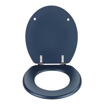 WENKO 25172100-WC WC sjedalo PRIMA 37x41 cm plavo/srebrno