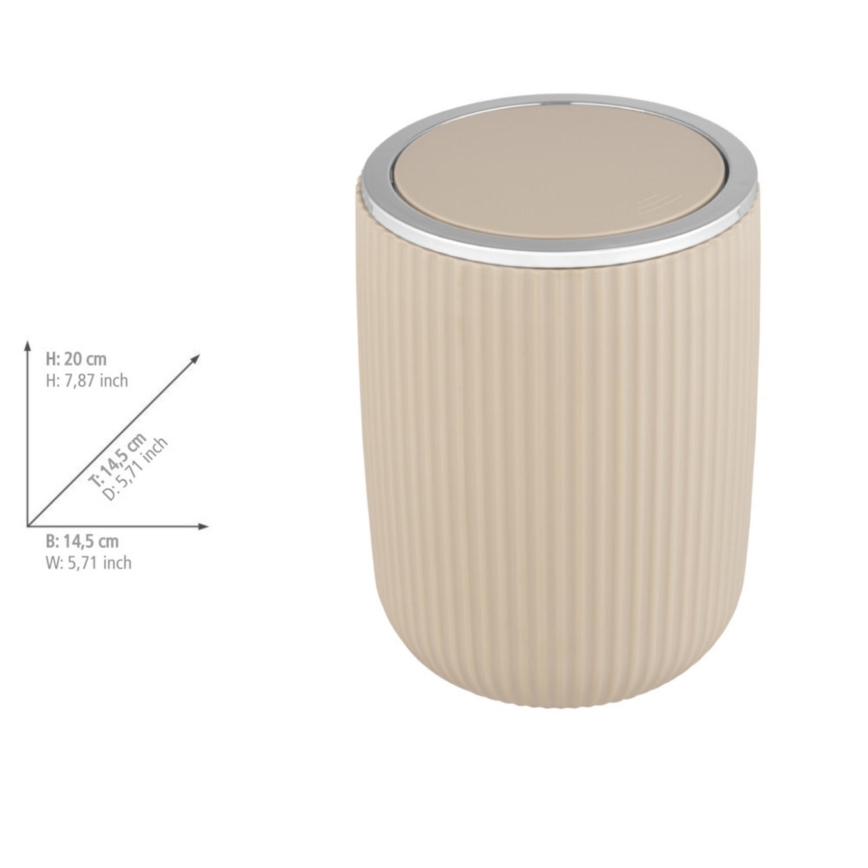 WENKO 25186100 - Koš AGROPOLI 14,5x20 cm bež