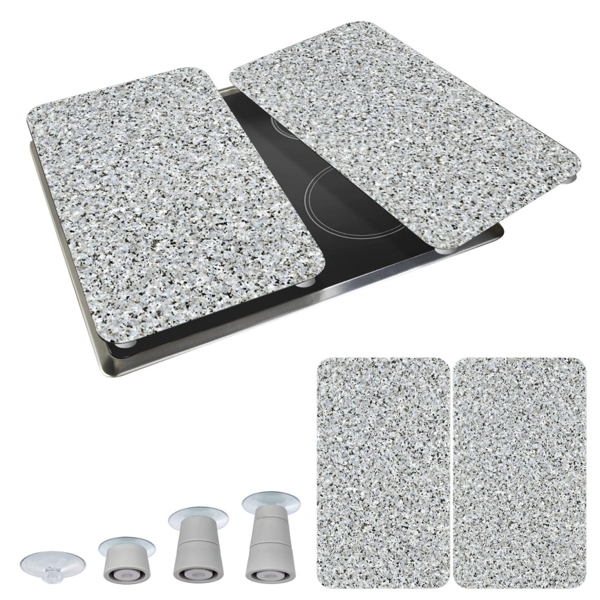 WENKO 2521120500-Poklop za ploču ABDECKPLATTE - NEUTRAL 30x52 cm granit/šaren