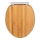 WENKO 25224100 - WC sjedalo BAMBOUSA 34,5x40,5 cm smeđa/srebrna