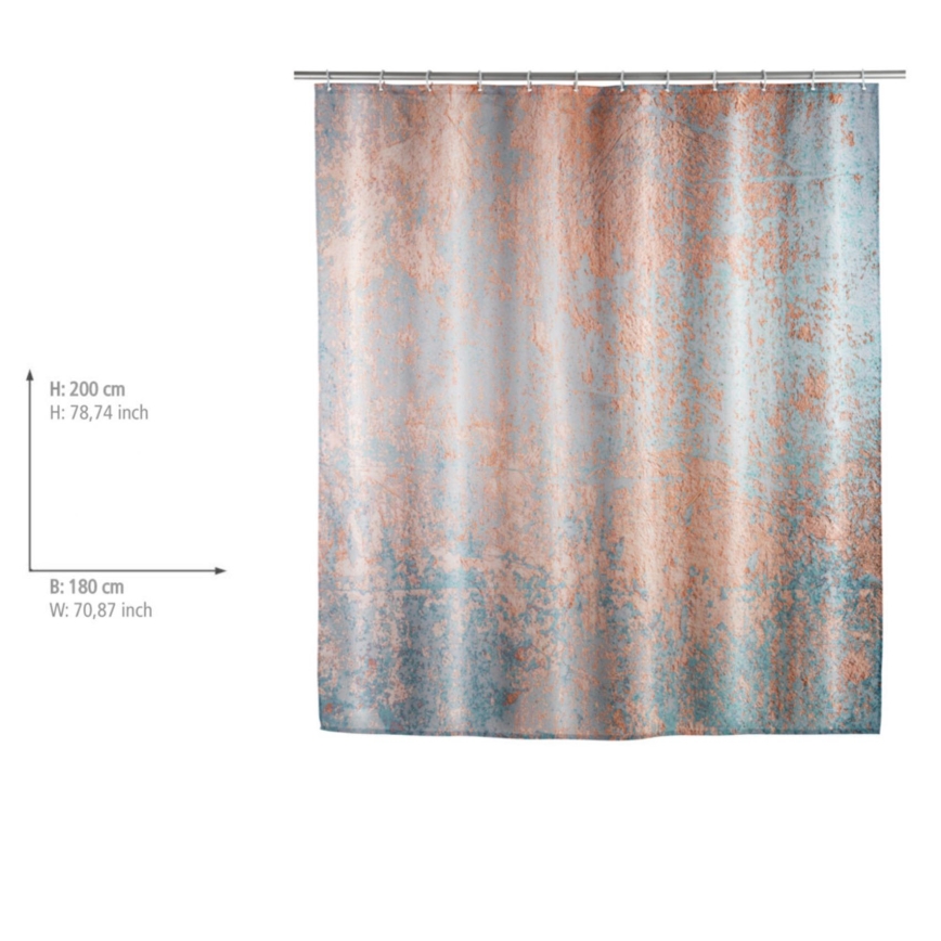 WENKO 25239100 - Zavjesa za tuš AGATE 180x200 cm šarena