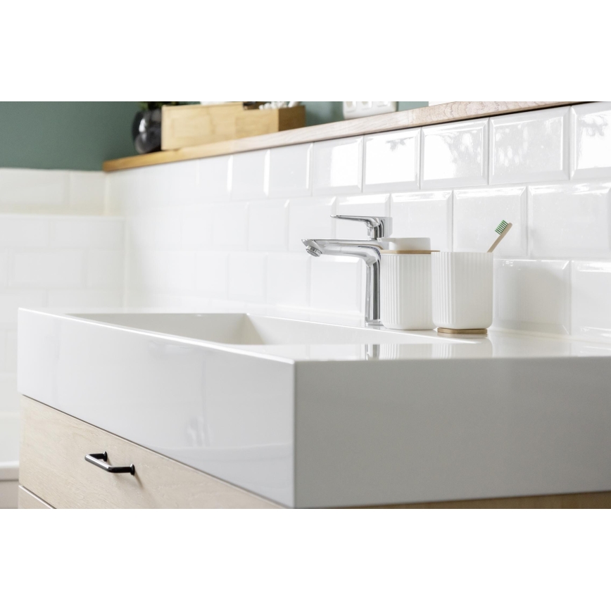 WENKO 25294100 - Dozator tekućeg sapuna ROTELLO 8,9x12,7 cm bijela/smeđa