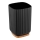 WENKO 25297100 - Čaša za četkicu za zube ROTELLO 8,5x11 cm crna/smeđa