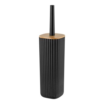 WENKO 25304100 - set za WC ROTELLO 10x36 cm crna/smeđa