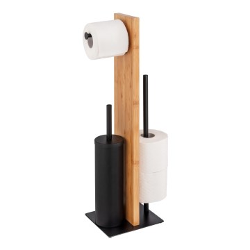 WENKO 25376100 - Set za WC LESINA 18x69 cm smeđa/crna