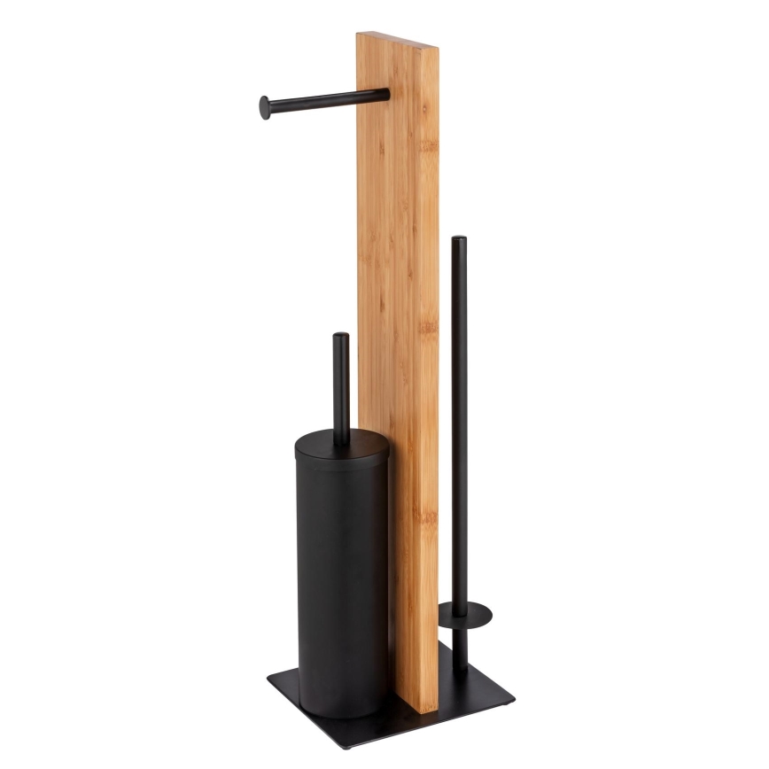 WENKO 25376100 - Set za WC LESINA 18x69 cm smeđa/crna