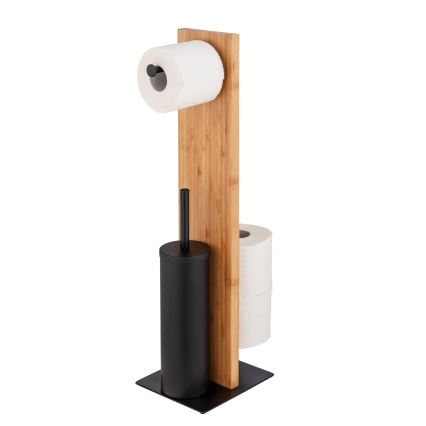 WENKO 25376100 - Set za WC LESINA 18x69 cm smeđa/crna