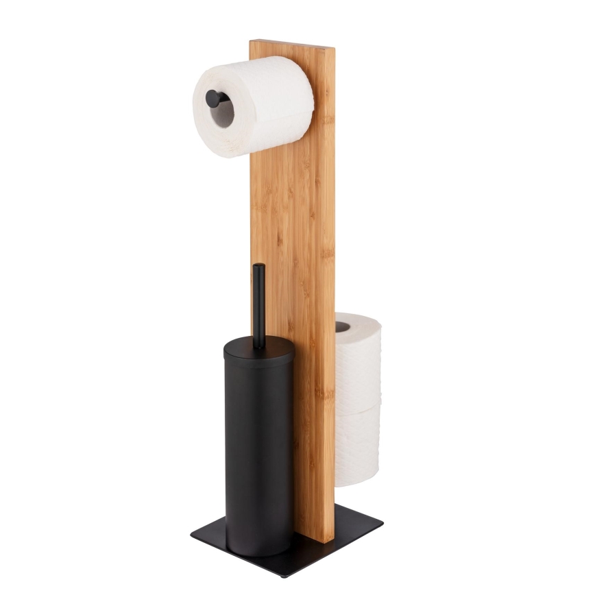 WENKO 25376100 - Set za WC LESINA 18x69 cm smeđa/crna