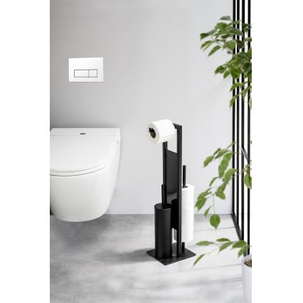 WENKO 25400100 - WC četka RIVALTA 18x70 cm crna