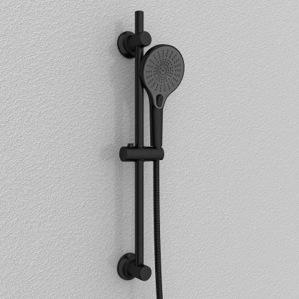 WENKO 25463100 - Šipka za tuš LIBERTÀ 70 cm crna