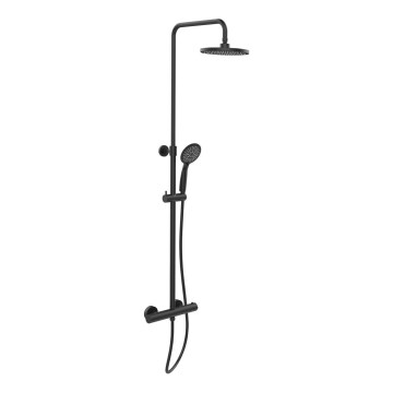WENKO 25484100 - Tuš sustav WATERSAVING SYSTEM 12x120 cm crni