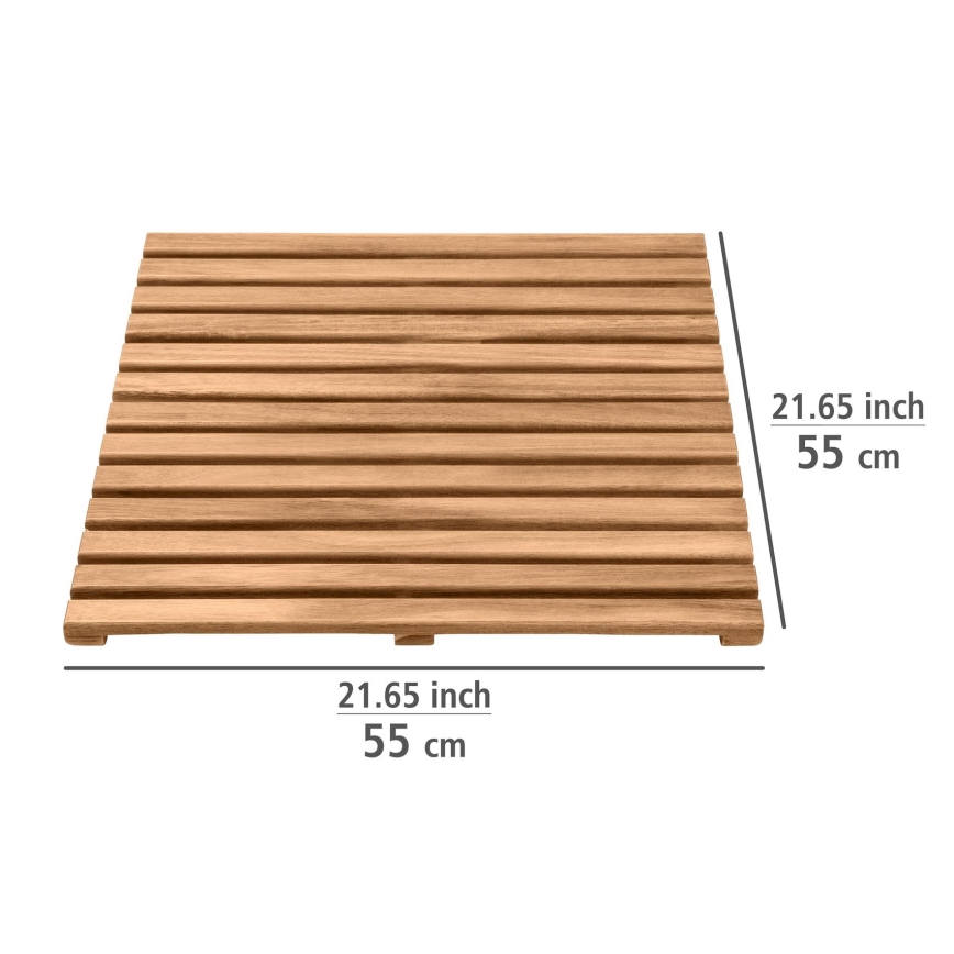 WENKO 25522100 - Otirač ACACIA 55x55 cm smeđi