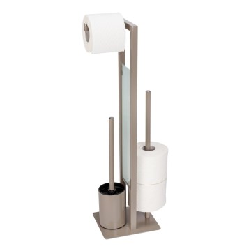 WENKO 25553100 - WC četka RIVALTA 18x70 cm bež/crna