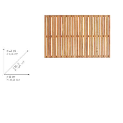 WENKO 25578100 - Otirač ACACIA 55x85 cm smeđa