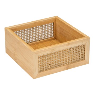 WENKO 25601100 - Polica za kadu ALLEGRE 15x7 cm smeđa