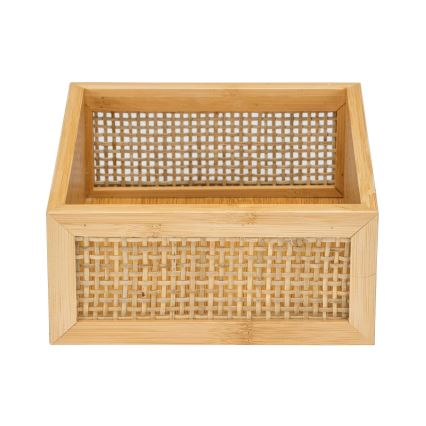 WENKO 25602100 - Polica za kadu ALLEGRE 22x15 cm smeđa