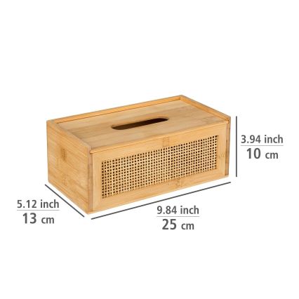 WENKO 25607100 - Kutija za maramice ALLEGRE 25x13 cm smeđa