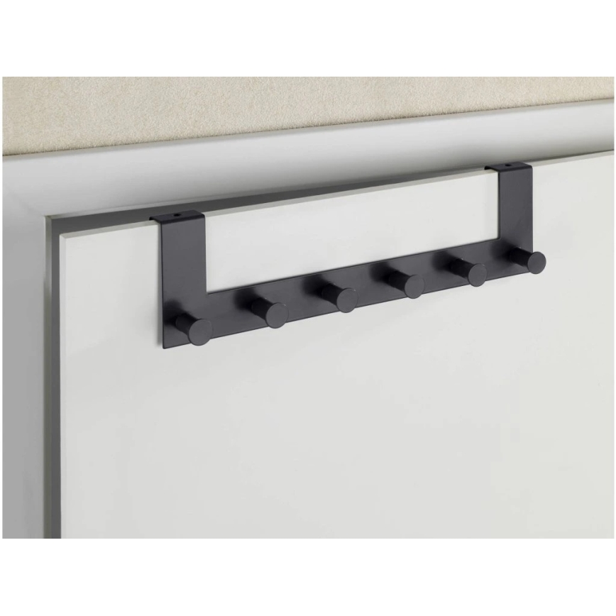 WENKO 25653100 - Vješalica CELANO 39x11 cm crna