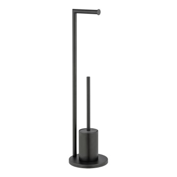 WENKO 25675100 - Set za WC FERLA 18x69,5 cm crni
