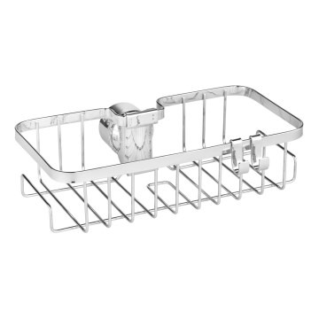 WENKO 25678100 - Koš FLORESTA 24x14 cm srebrni