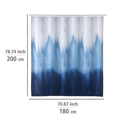 WENKO 25745100 - Zavjesa za tuš ALARA 180x200 cm šarena