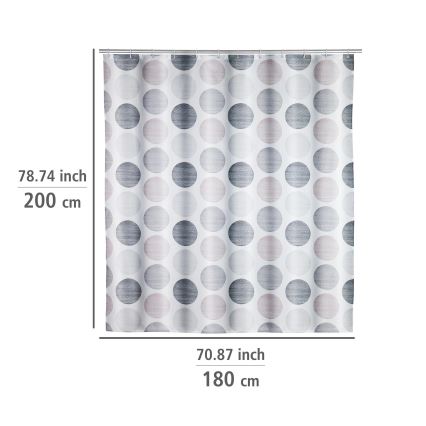 WENKO 25750100 - Zavjesa za tuš 180x200 cm šarena