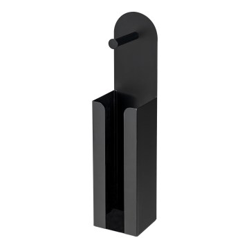 WENKO 26059100 - Držalo za role AGIRA 12x54 cm crno