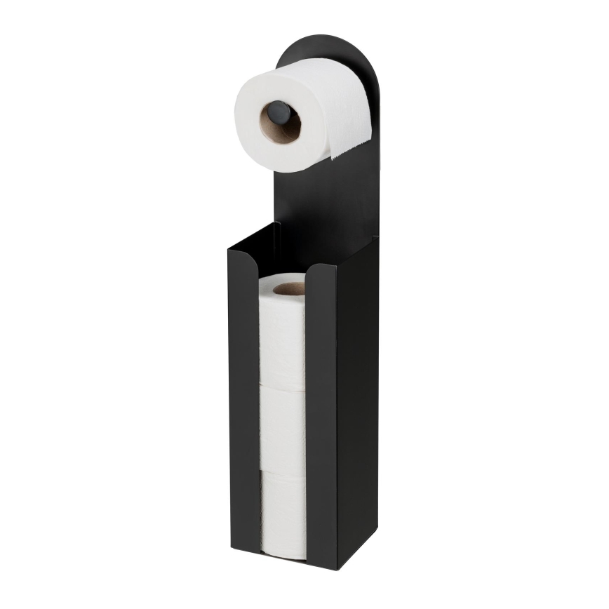 WENKO 26059100 - Držalo za role AGIRA 12x54 cm crno