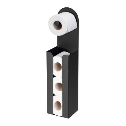 WENKO 26059100 - Držalo za role AGIRA 12x54 cm crno