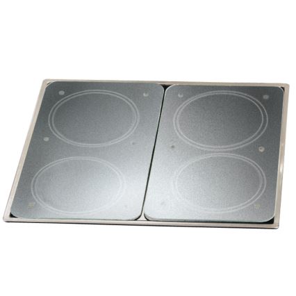 WENKO 2712663100 - Poklopna ploča 30x52 cm prozirna/siva