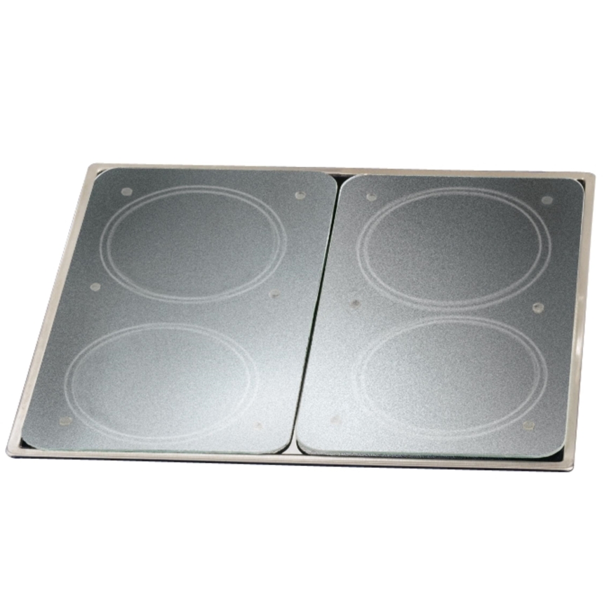 WENKO 2712663100 - Poklopna ploča 30x52 cm prozirna/siva