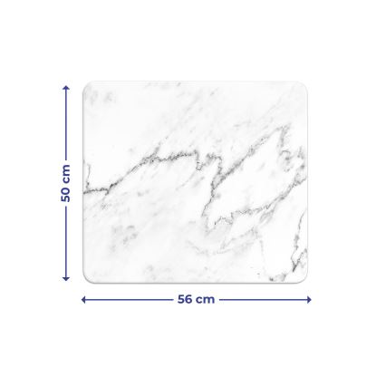 WENKO 2712929500 - Poklopna ploča ABDECKPLATTE - NEUTRAL 56x50 cm šarena/prozirna