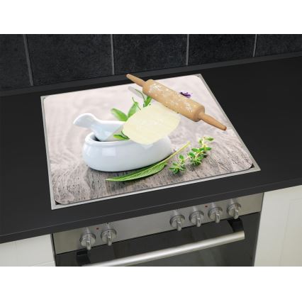 WENKO 2712940500 - Poklopna ploča za hranu 56x50 cm šarena/prozirna