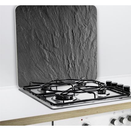 WENKO 2712984500 - Ploča ABDECKPLATTE - NEUTRALNA 56x50 cm crna/prozirna